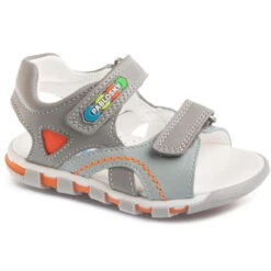 Sandalias De Marcha Deportiva De Piel De Bebé Niño PABLOSKY En Gris