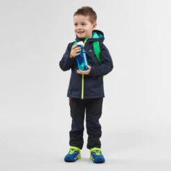 Quechua Softshell De Montaña Y Trekking NIños 2-6 Años Quecha MH550 Azul -Senderismo Ropa Tienda softshell de montaa y trekking nios 2 6 aos quecha mh550 azul 2