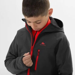 Quechua Softshell De Montaña Y Trekking NIños 7-15 Años Quehcua MH550 Gris -Senderismo Ropa Tienda softshell de montaa y trekking nios 7 15 aos quehcua mh550 gris 4