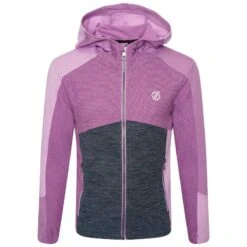 Dare 2b Sudadera Con Cremallera Hero De Núcleo Elástico Para Niños/Niñas Vaquero Luz De -Senderismo Ropa Tienda sudadera con cremallera hero de nucleo elastico para niosnias lavanda polvo