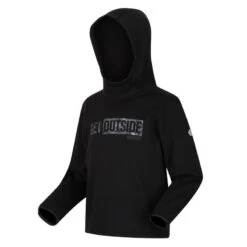 Regatta Sudadera Highton Get Outside De Elasticidad Extol Para Niños/Niñas Negro -Senderismo Ropa Tienda sudadera highton get outside de elasticidad extol para niosnias negro 3