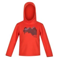 Regatta Sudadera Highton Montaña De Elasticidad Extol Para Niños/Niñas Naranja Cajún