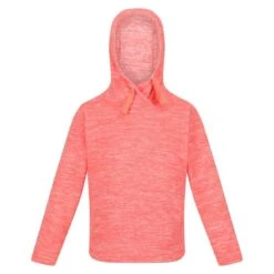 Regatta Sudadera Kalina Jaspeada De Polar Niñas Rosa Fusión -Senderismo Ropa Tienda sudadera kalina jaspeada de polar nias coral fusion