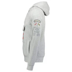 GEOGRAPHICAL NORWAY Sudadera Norway Niños Montaña Y Trekking Gymclass Gris Capucha -Senderismo Ropa Tienda sudadera norway nios montaa y trekking gymclass gris capucha 2