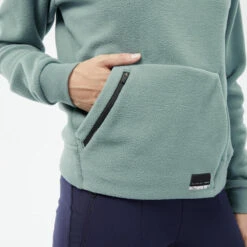 Sudadera Polar De Montaña Y Trekking Con Capucha Mujer Quechua MH100 Hoodie -Senderismo Ropa Tienda sudadera polar de montaa y trekking con capucha mujer quechua mh100 hoodie 3