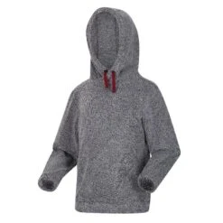 Regatta Sudadera Polar Keyon Con Capucha Para Niños Niñas Rinoceronte Jaspeado -Senderismo Ropa Tienda sudadera polar keyon con capucha para nios nias rinoceronte jaspeado 2