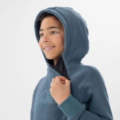 Quechua Sudadera Polar Senderismo Gris Oscuro - Niños 7-15 Años -Senderismo Ropa Tienda sudadera polar senderismo gris oscuro nios 7 15 aos 2