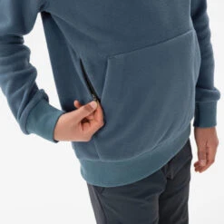 Quechua Sudadera Polar Senderismo Gris Oscuro - Niños 7-15 Años -Senderismo Ropa Tienda sudadera polar senderismo gris oscuro nios 7 15 aos 3