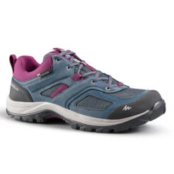 Zapatillas De Montaña Y Trekking Impermeables Mujer Quechua MH100 Gris -Senderismo Ropa Tienda zapatillas de montaa y trekking impermeables mujer quechua mh100 azul